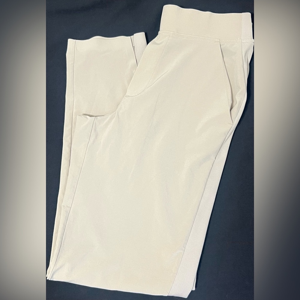 Athleta Taupe Side Rib Slim Pants Women’s Size 0